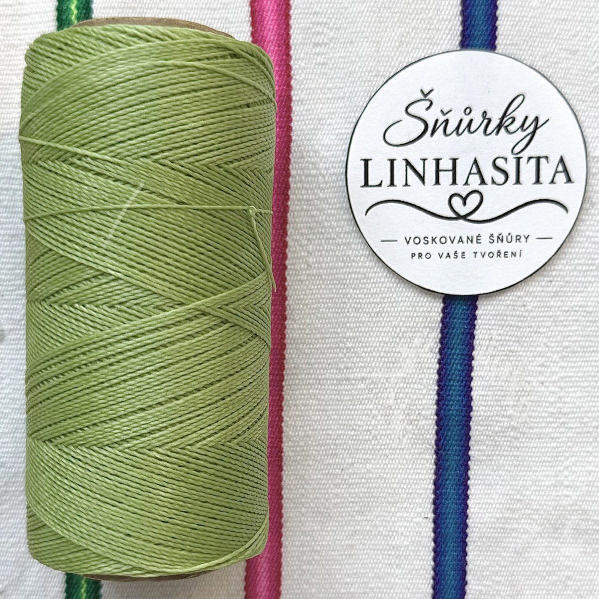 Linhasita 0,5 mm 1019 celá cívka (světlá zelená)