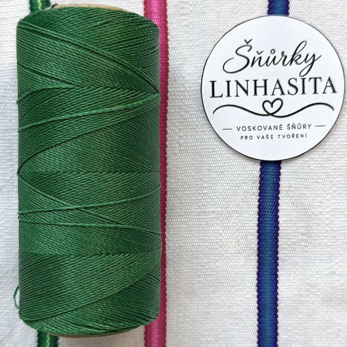 Linhasita 0,75 mm 1045 celá cívka (zelená)
