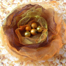 Brož organza Listopadka.