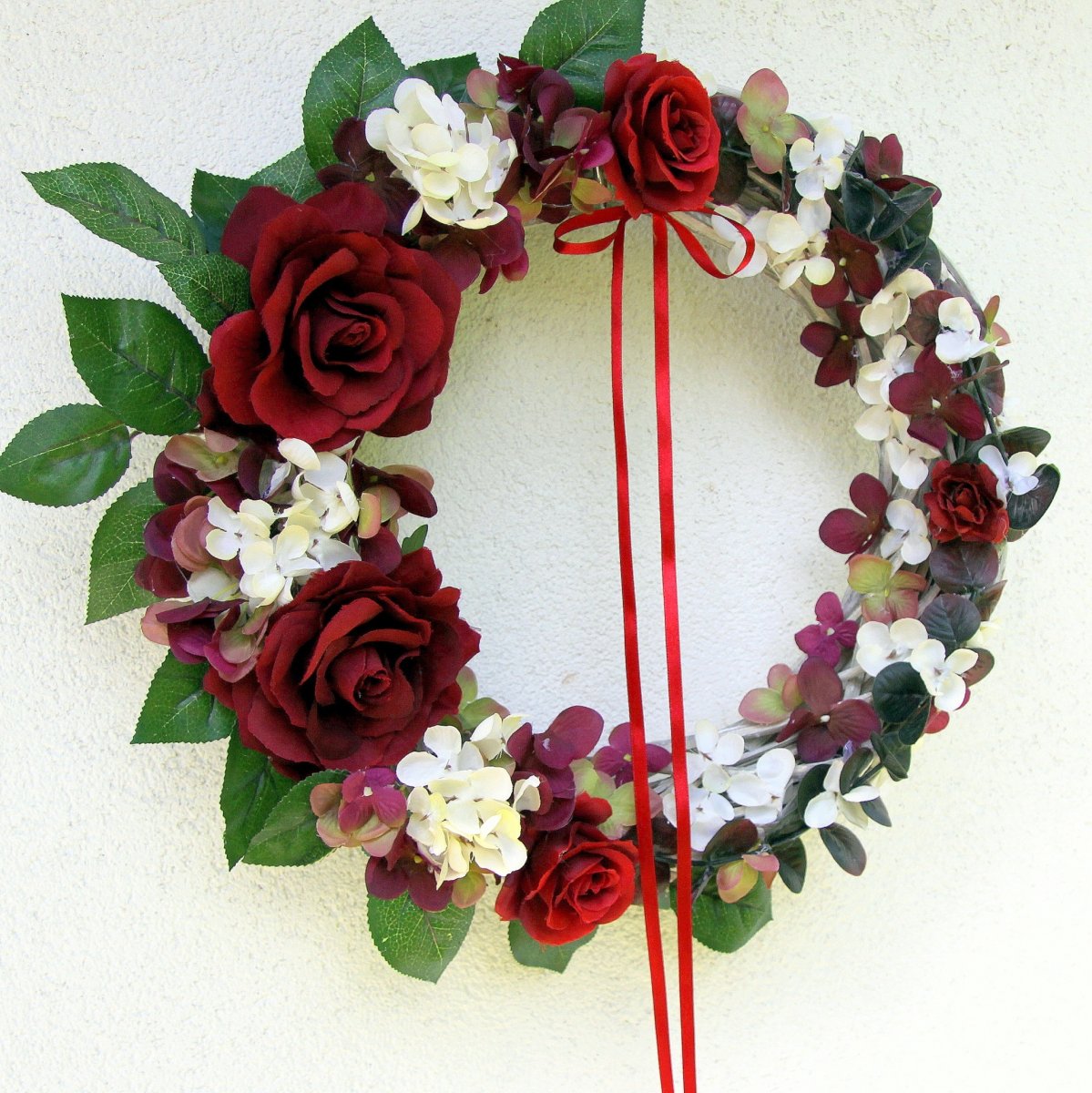 Kouzelné vánoce_věnec na dveře 38 cm