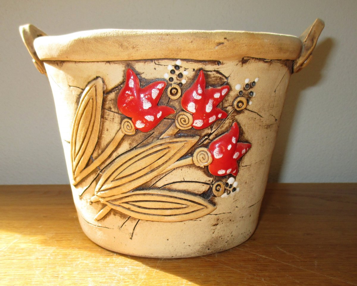 AKCE - Obal na květináč - Tulipány