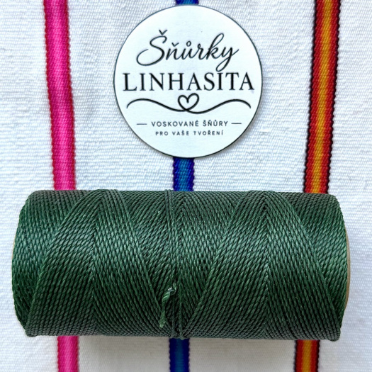 Linhasita 1mm 367 5m (lahvově zelená)