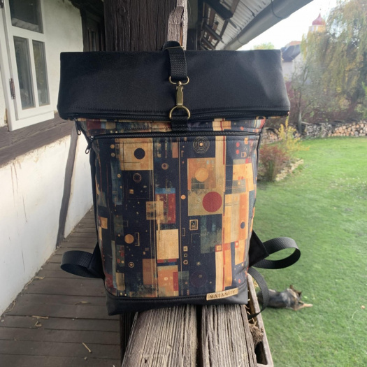 Jako Klimt 1.- rolovací/překlápěcí batoh