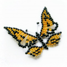 Zlato - černý motýlek