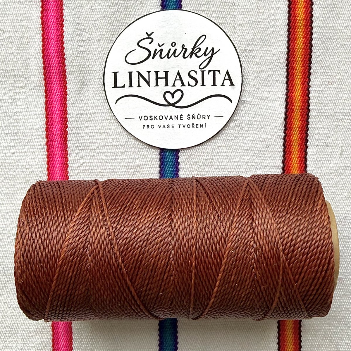 Linhasita 1mm 25 5m (kaštanová)