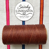 Linhasita 1 mm 25 celá cívka (kaštanová)