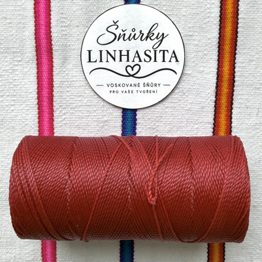 Linhasita 1mm 44 5m (červená)