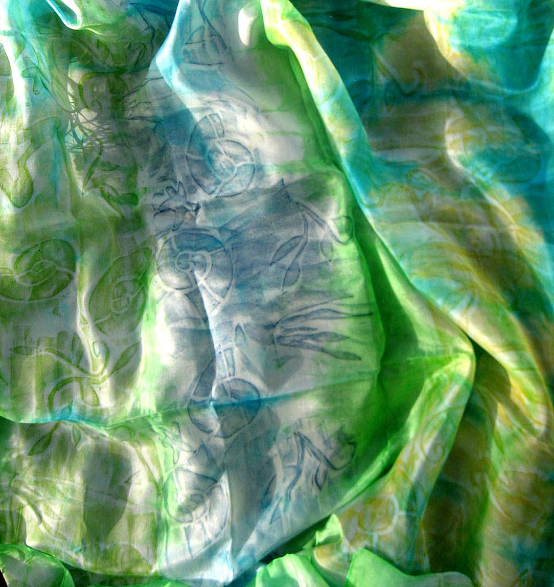 Hedvábné pareo Mořské potvůrky.