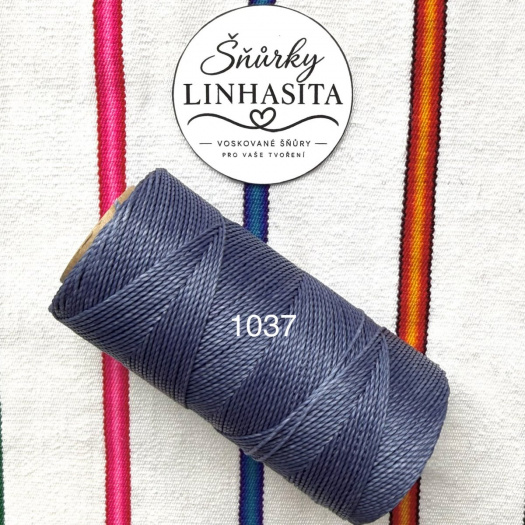 Linhasita 1 mm 1037 celá cívka (modrá)