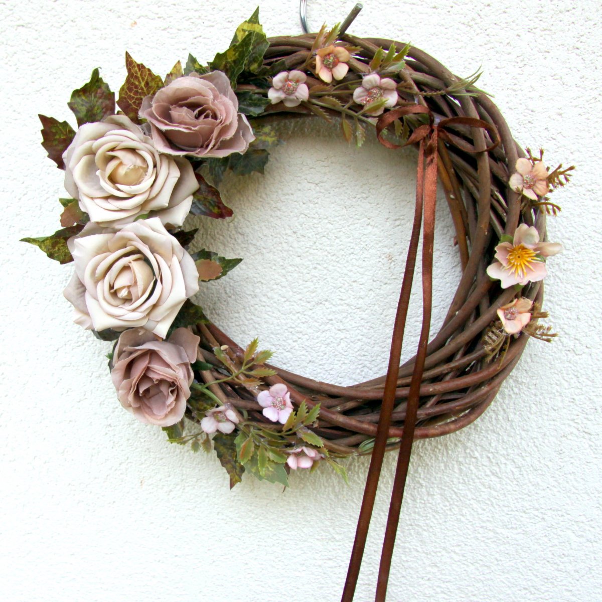 Čokoládový věnec na dveře 