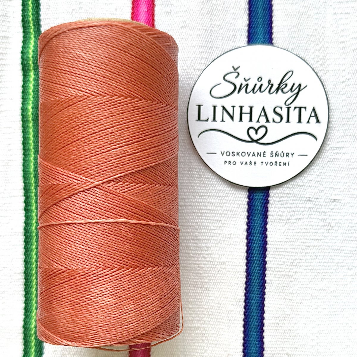 Linhasita 0,5 mm 35 celá cívka (tmavá oranžová)