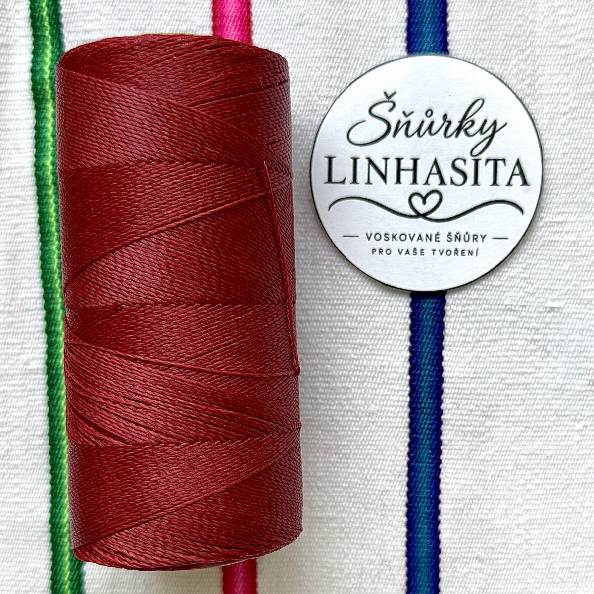 Linhasita 0,75 mm 44 celá cívka (červená)