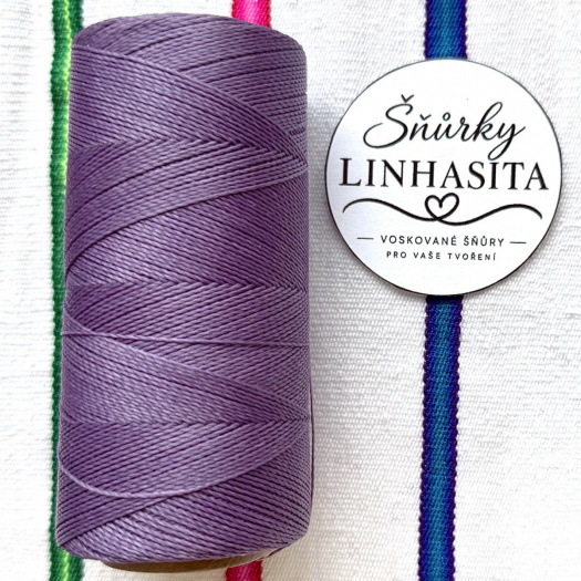Linhasita 0,75 mm 69 celá cívka (levandulová)
