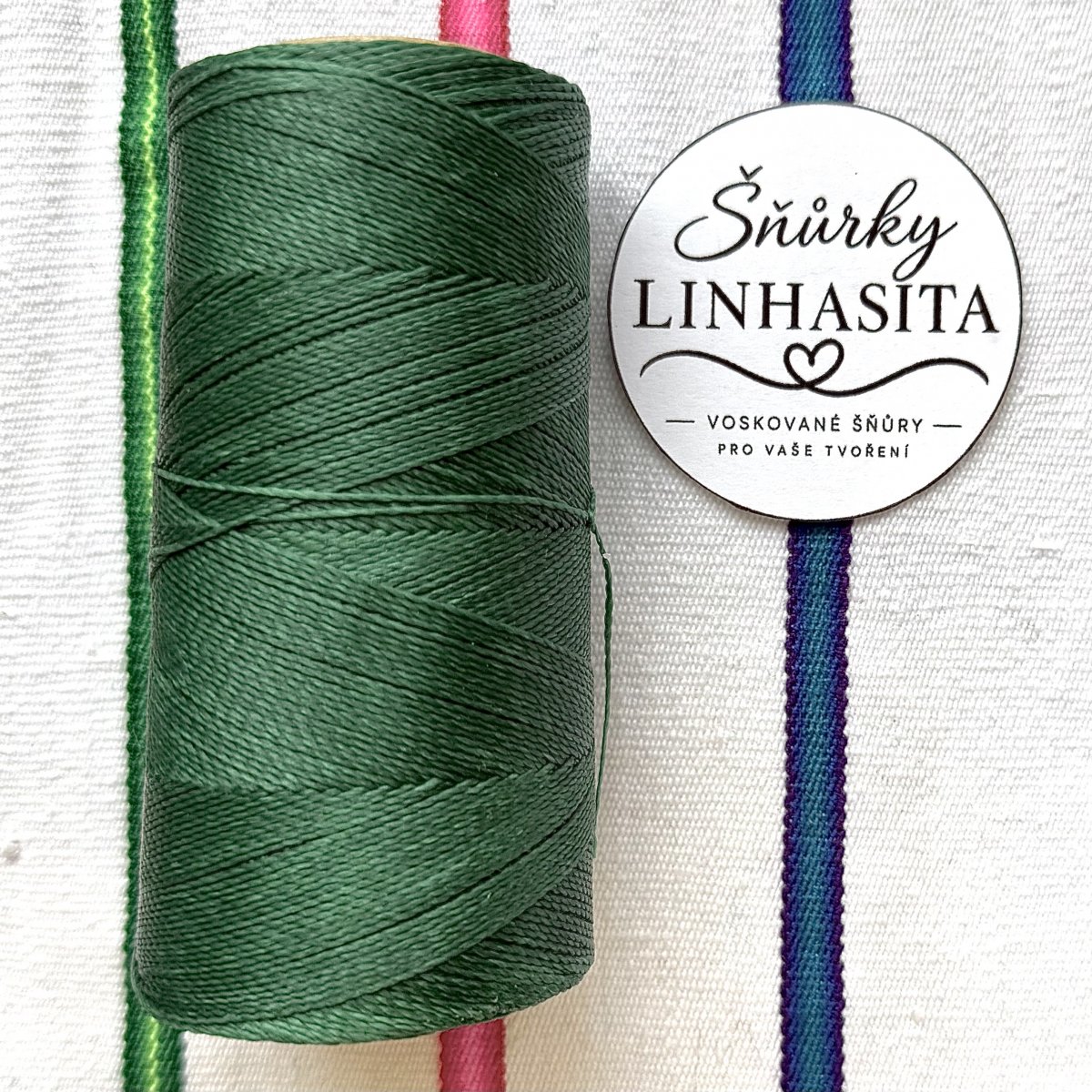 Linhasita 0,75 mm 87 celá cívka (trávová)