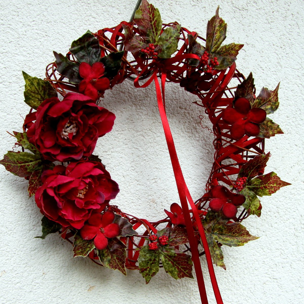 Horký letní den_věnec na dveře