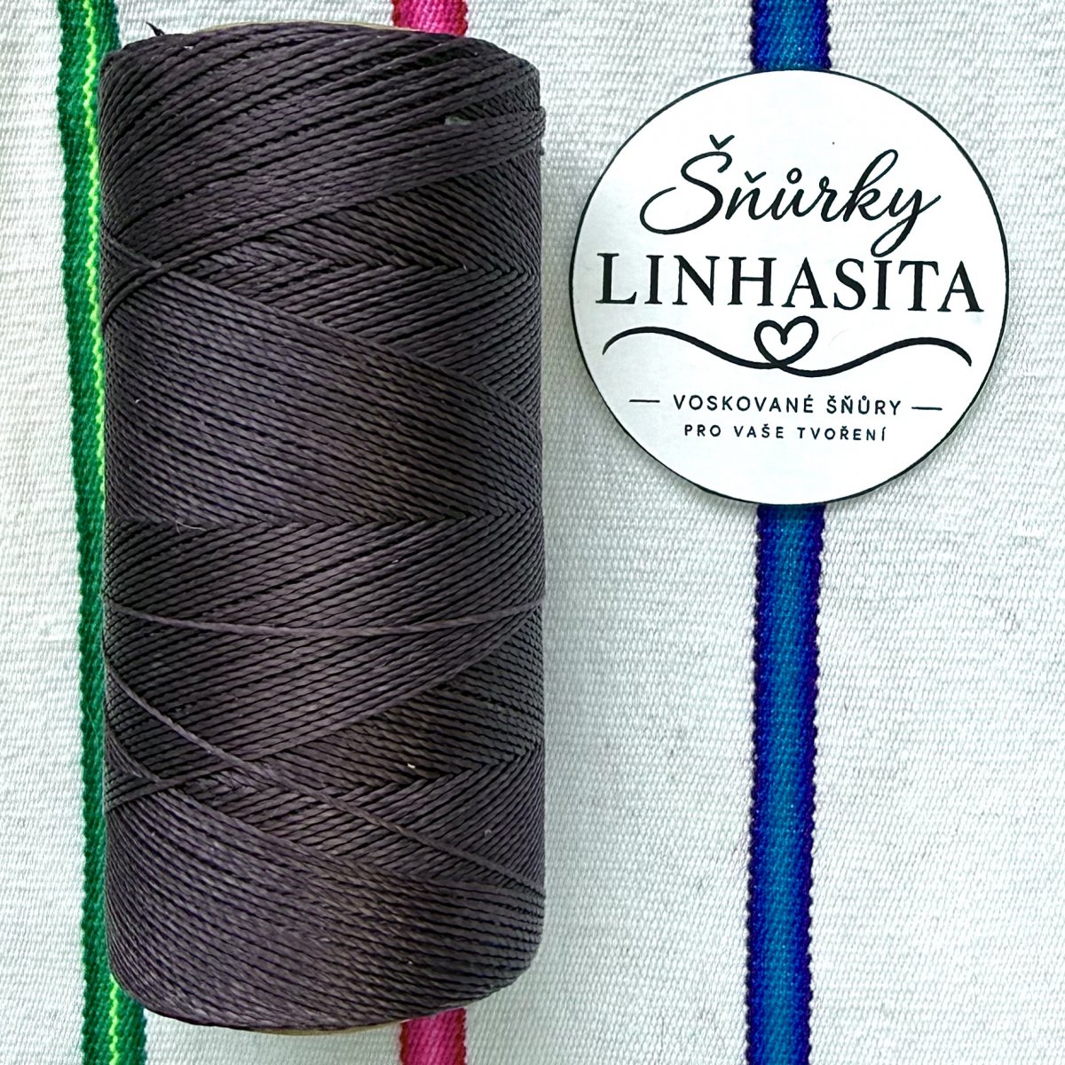 Linhasita 0,75 mm 211 celá cívka (nachvě šedá)