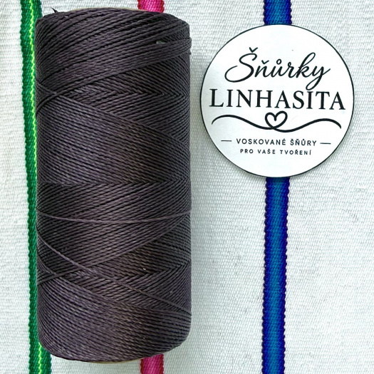 Linhasita 0,75 mm 211 celá cívka (nachvě šedá)