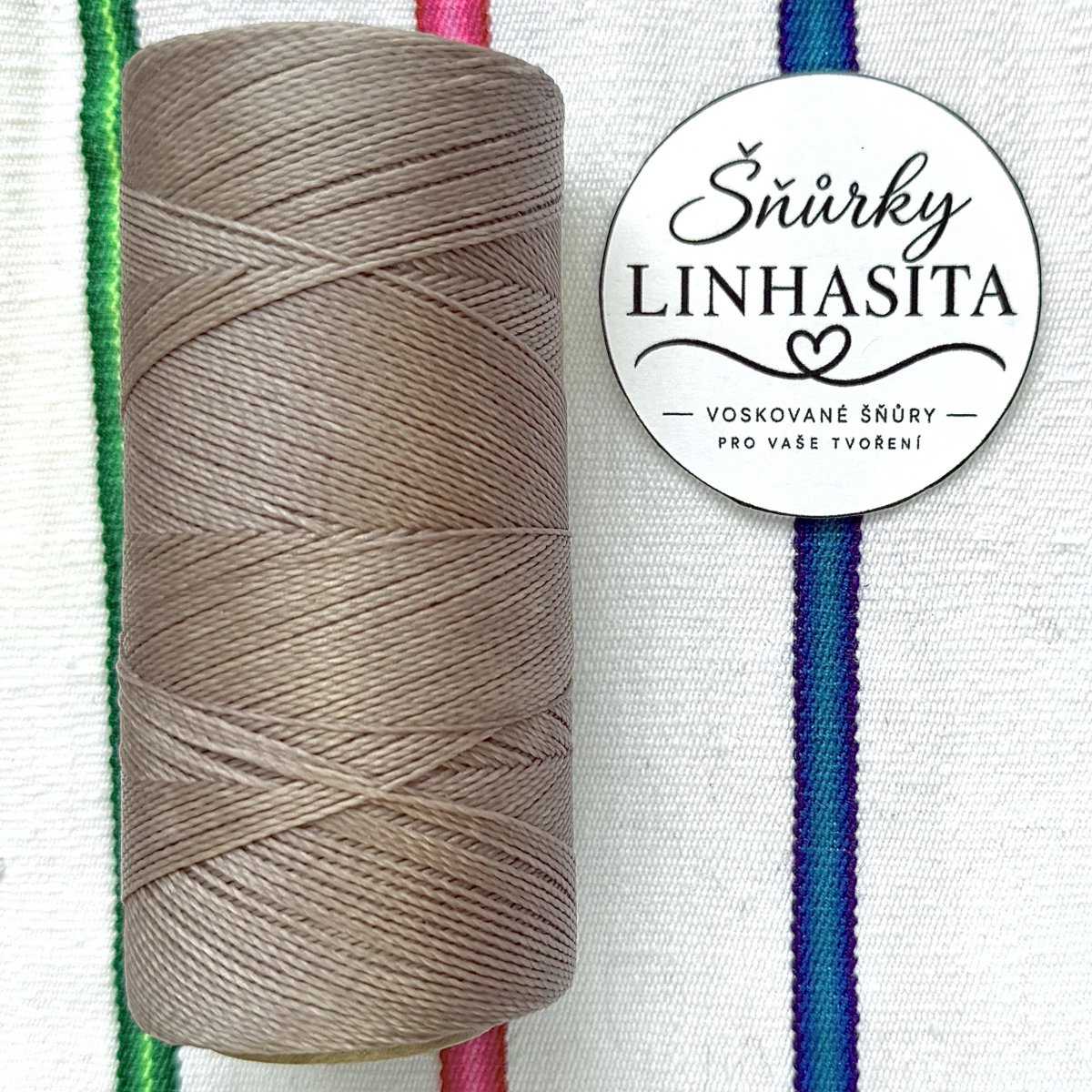 Linhasita 0,5 mm 213 celá cívka (béžová)