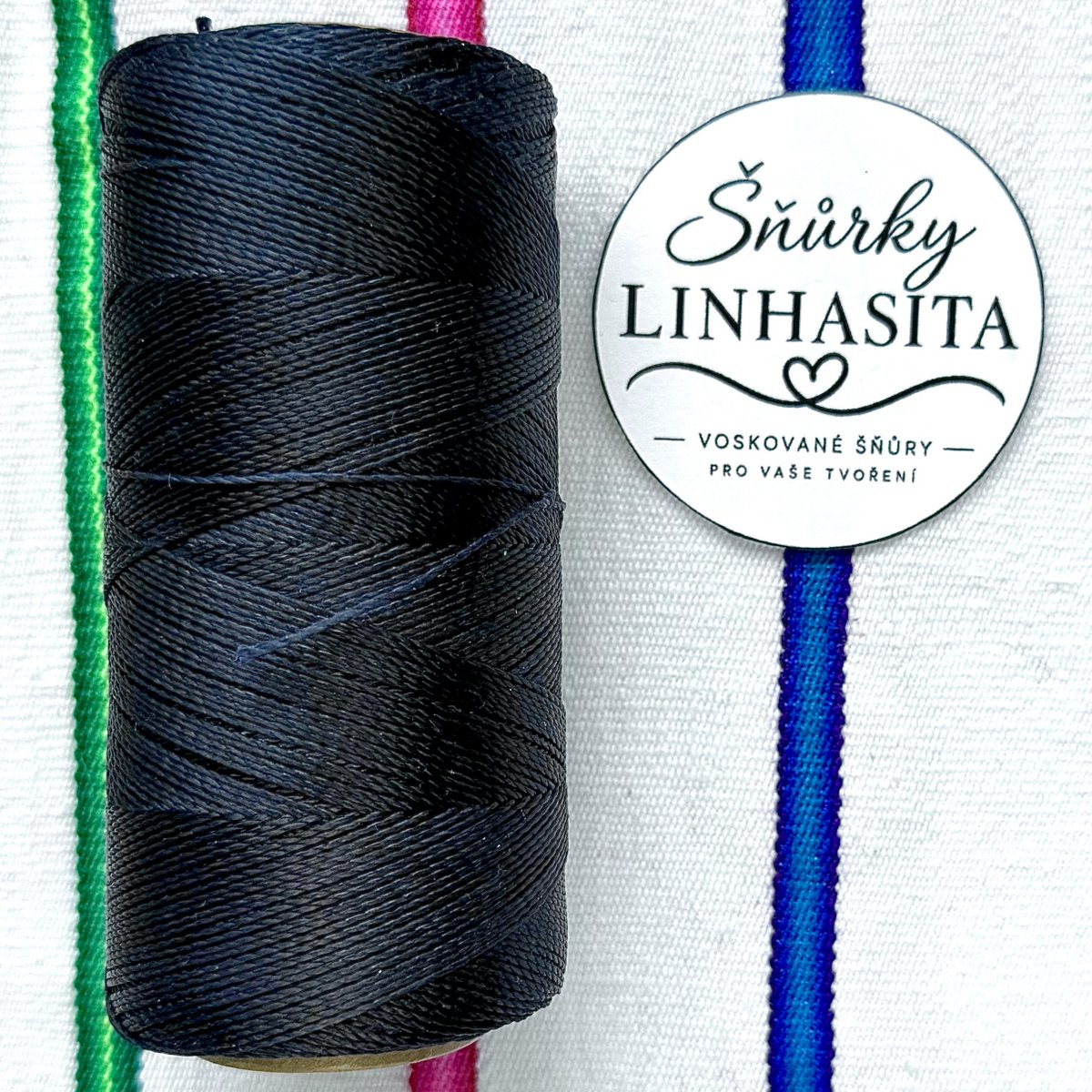 Linhasita 0,5 mm 225 celá cívka (nejtmavší modrá)