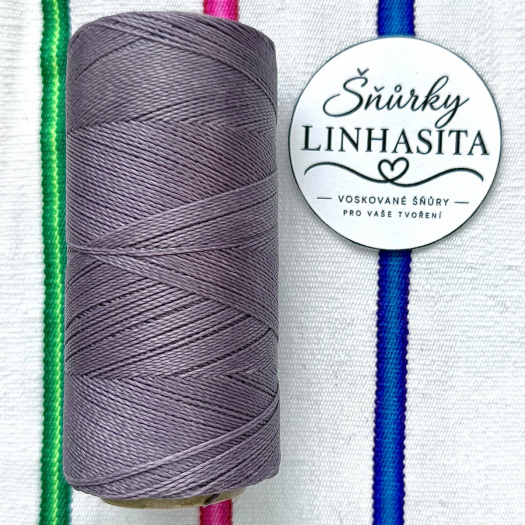 Linhasita 0,5 mm 232 celá cívka (bledá fialová)