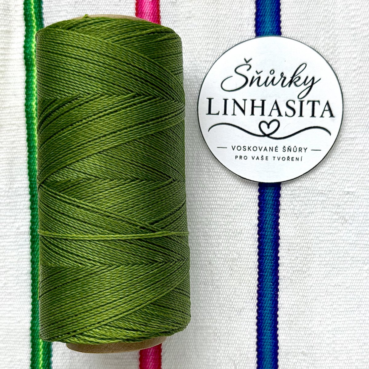 Linhasita 0,5 mm 352 celá cívka (zelená)