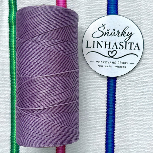 Linhasita 0,75 mm 236 celá cívka (levandulová)