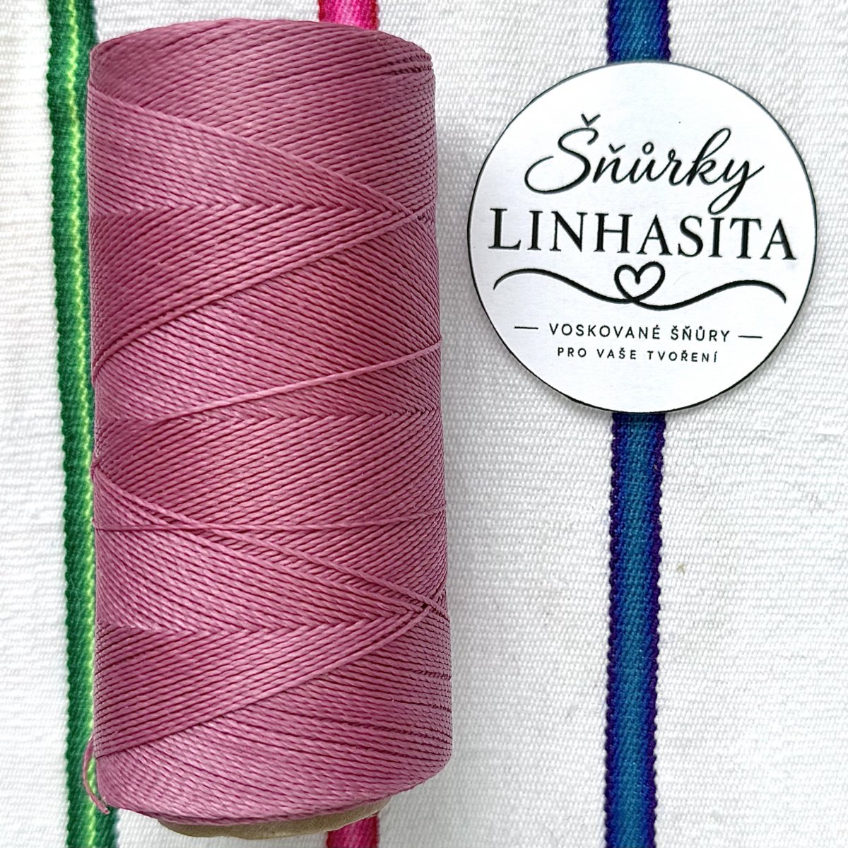 Linhasita 0,5 mm 323 celá cívka (růžová)