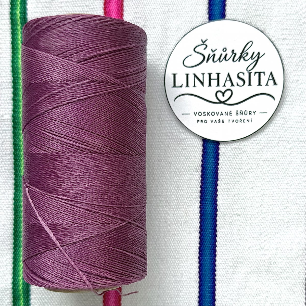 Linhasita 0,75 mm 368 celá cívka (nachová)