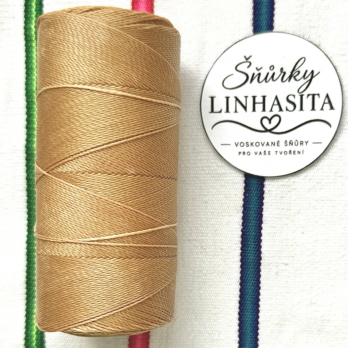 Linhasita 0,5 mm 602 celá cívka (písková)