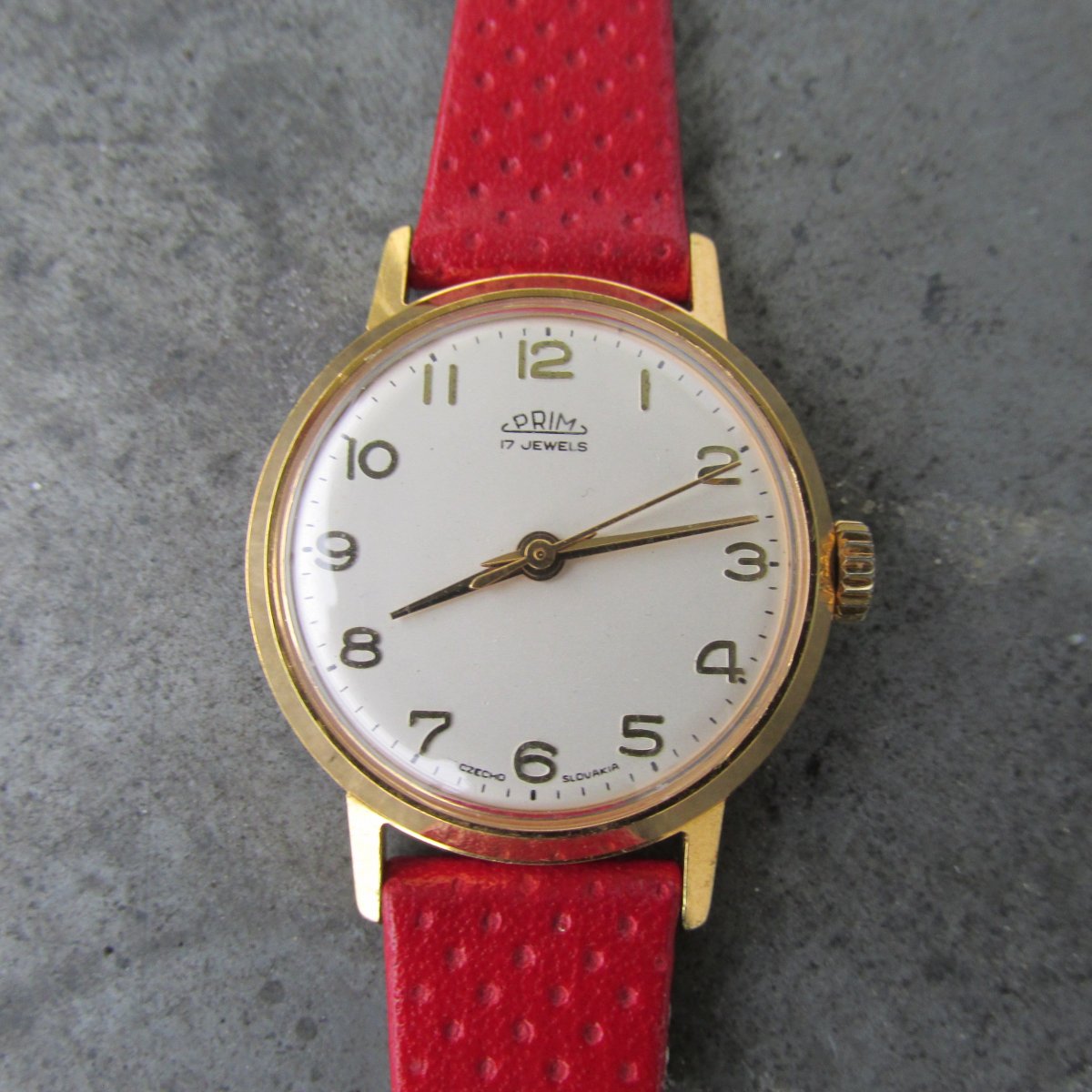 Dámské Hodinky Prim, z roku 1967, zlacené