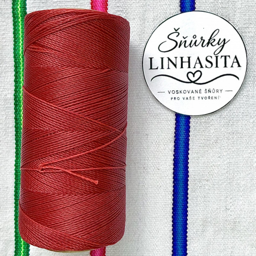 Linhasita 0,75 mm 677 celá cívka (červená)