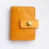 Dámská kožená peněženka - žlutá