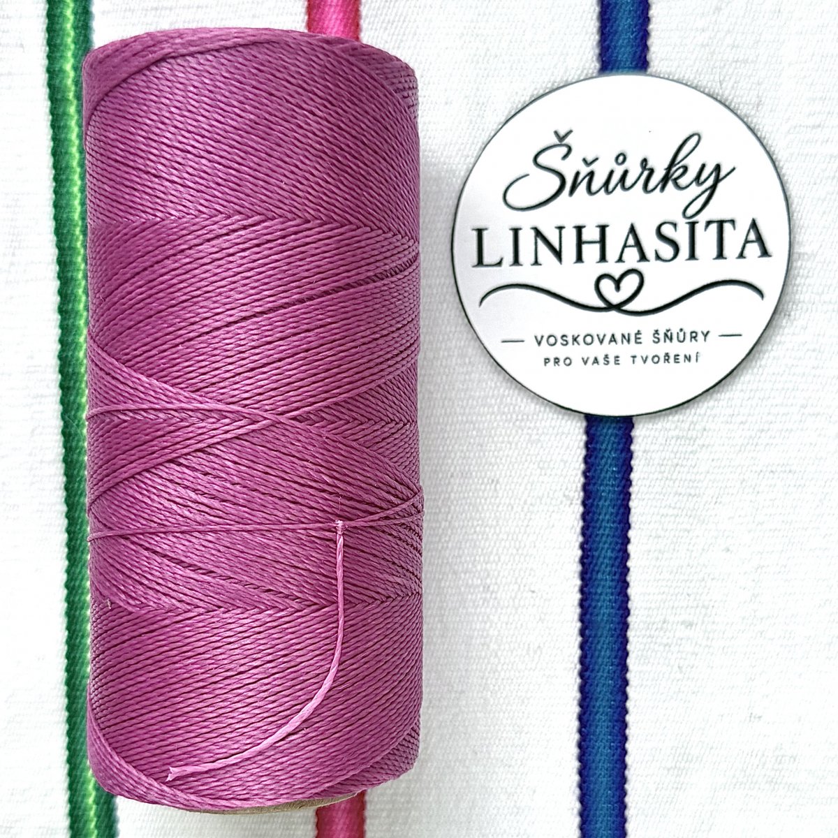 Linhasita 0,75 mm 899 celá cívka (růžová)