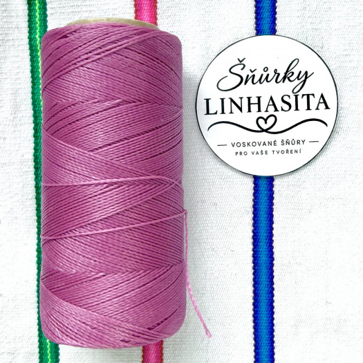 Linhasita 0,75 mm 903 celá cívka (růžová)