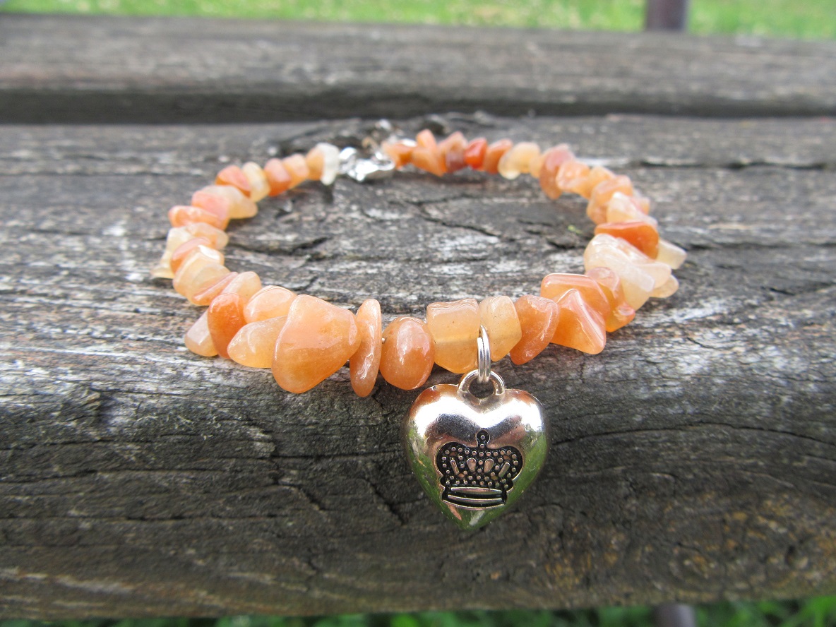 Náramek z avanturínu červeného