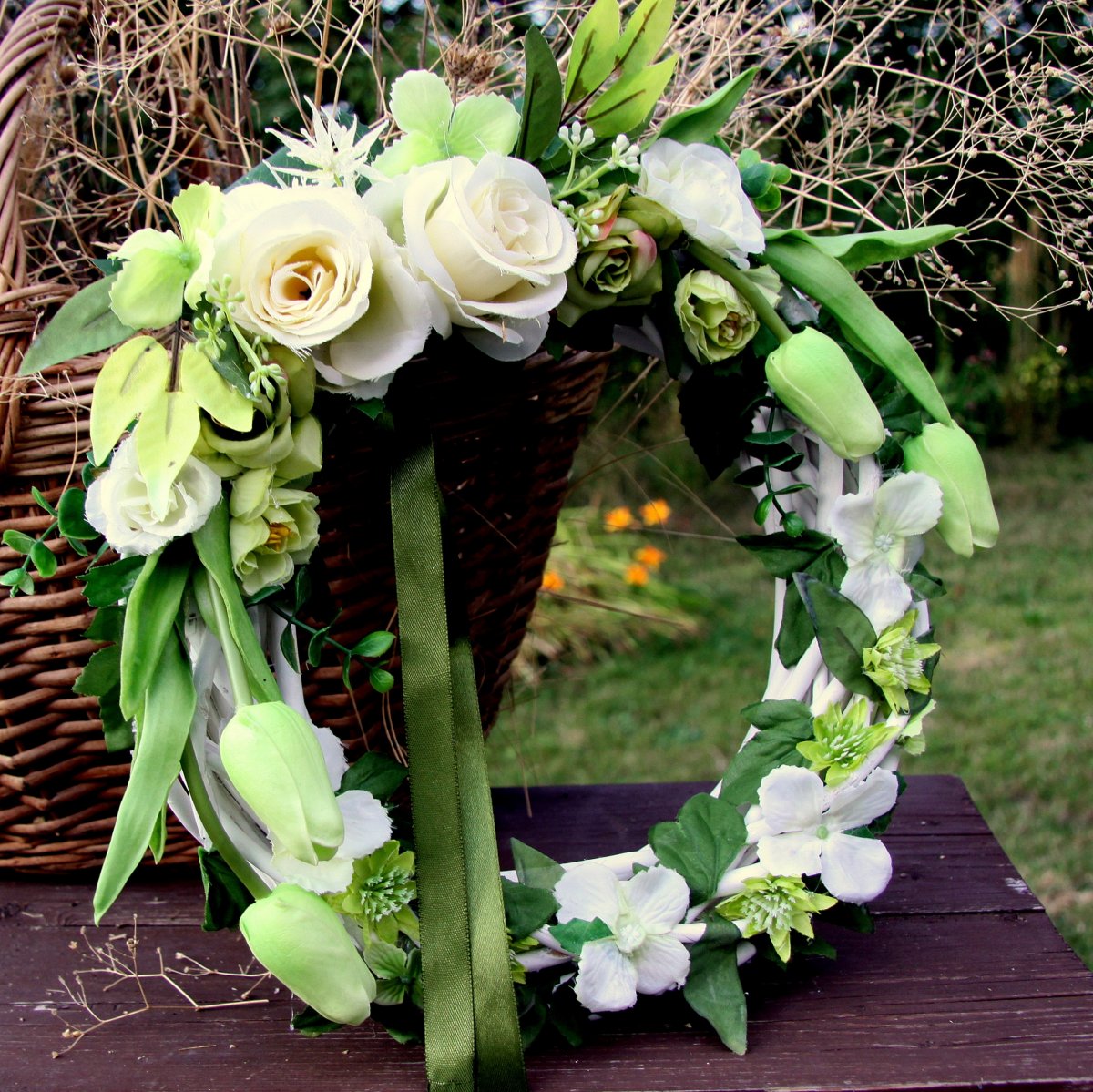 Zahradní slavnost_věnec na dveře