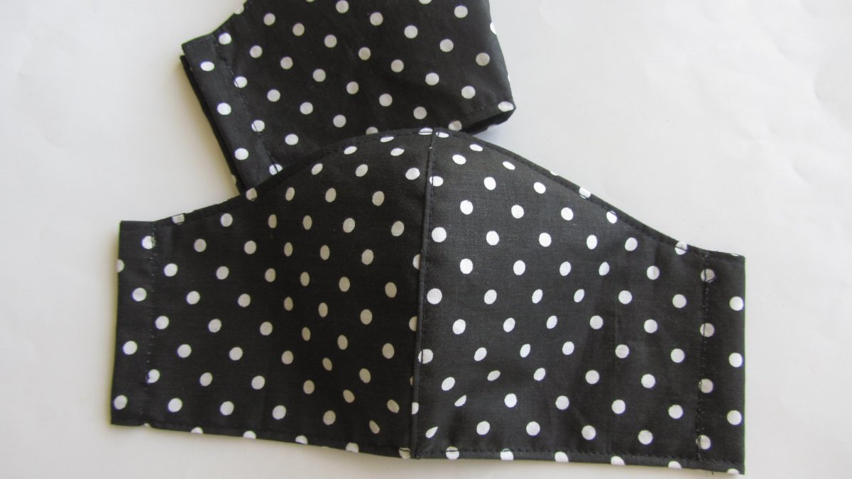 Rouška - Černá s puntíky