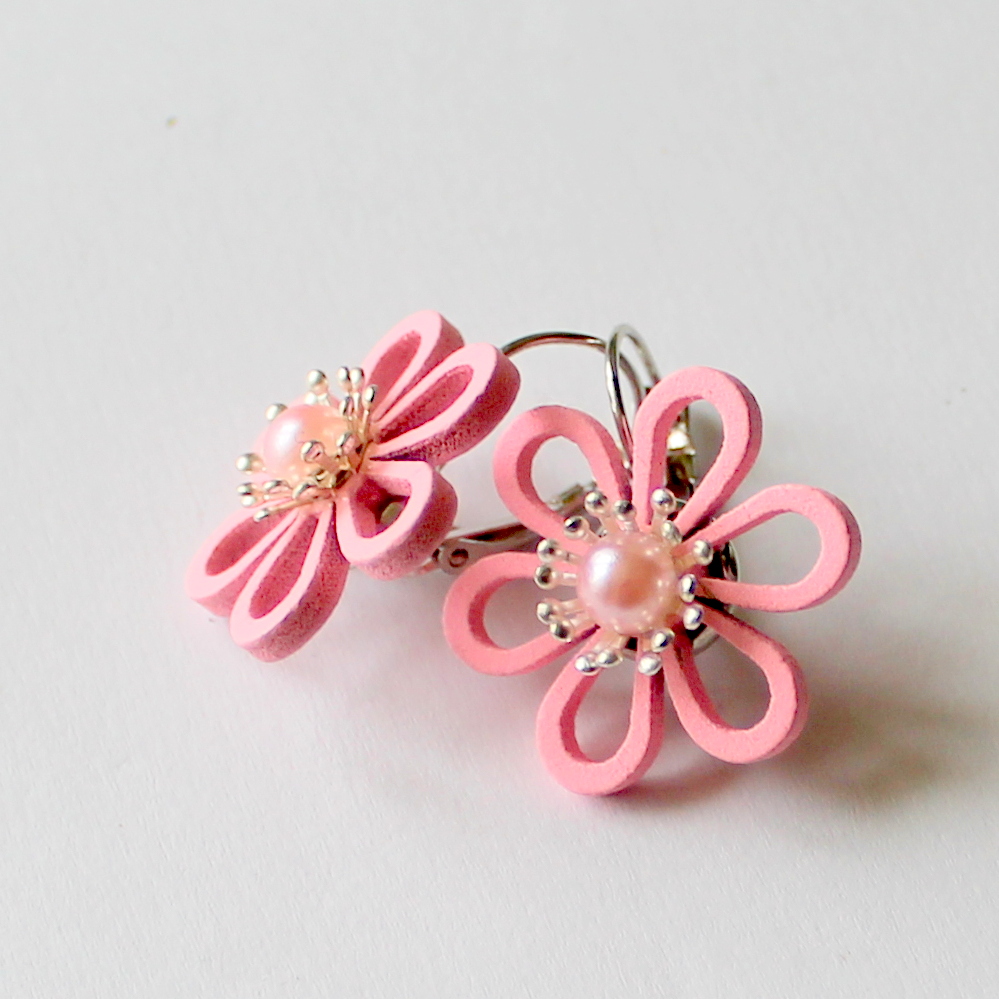 Květinky - náušnice