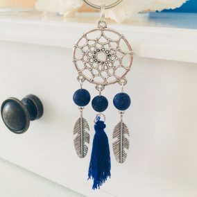 Lapač snů Lapis Lazuli  - noční obloha s hvězdami