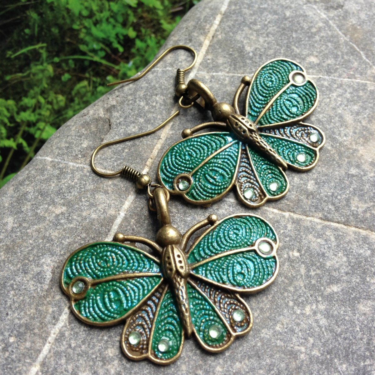 Zeleňáček - náušnice