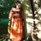 Šaty  "ZLATÉ VÁŽKY"