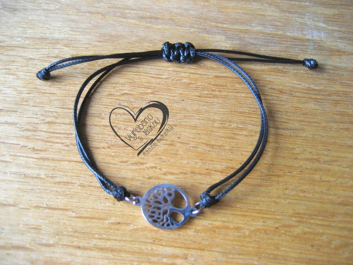 Šňůrkový náramek - strom života 2.
