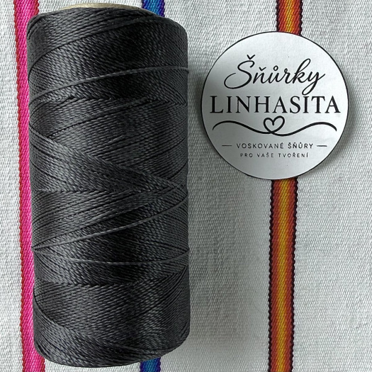 Linhasita 0,5 mm 210 celá cívka (antracitová)