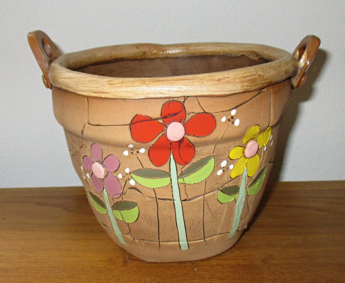 Obal na květináč - Kytky