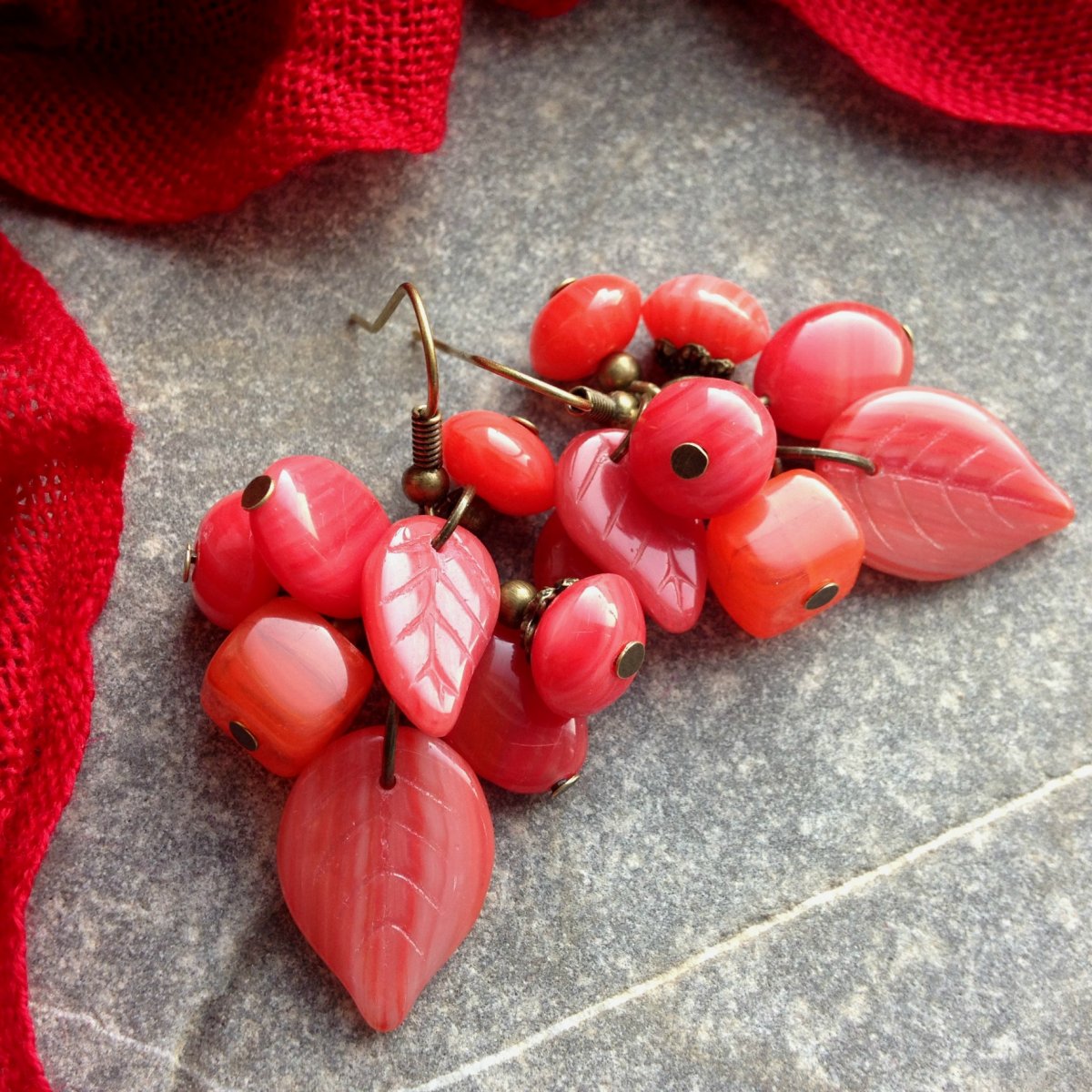 Náušnice Jeřabinky