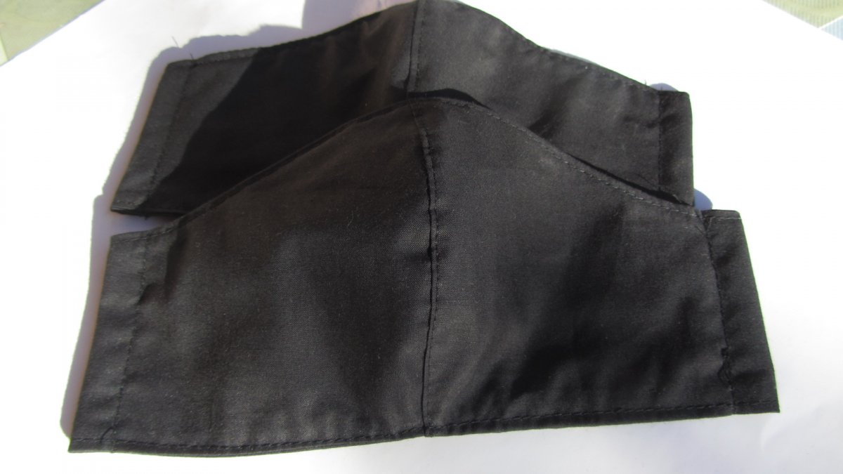 Rouška dvouvrstvá - Černá