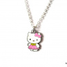 Řetízek Hello Kitty - růžová se žlutou