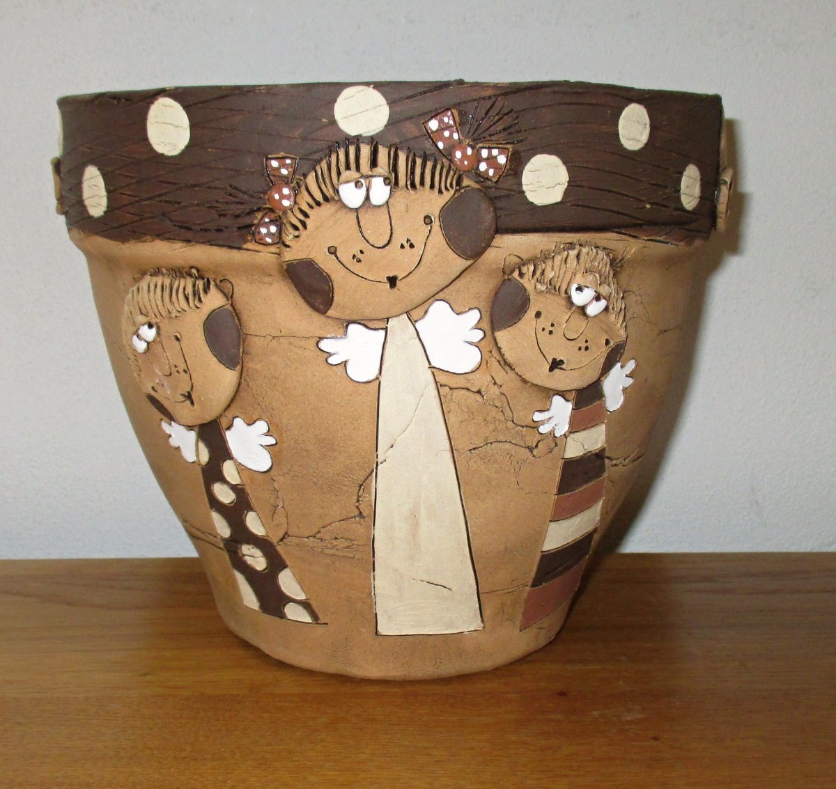 Obal na květináč - Andílci