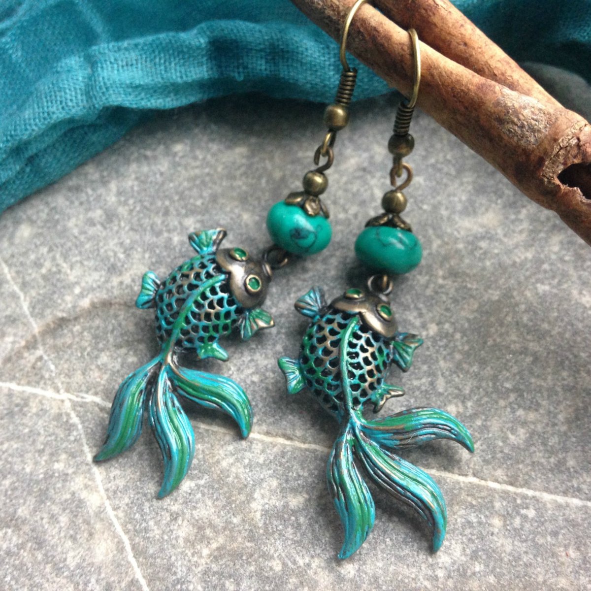 Náušnice - rybičky