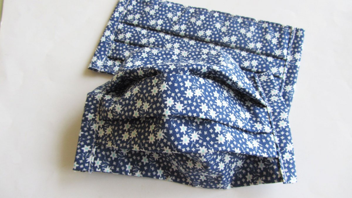 Rouška dvouvrstvá - Drobná kvítka